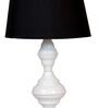 Black Shade Table Lamp With Metal Base
