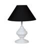 Black Shade Table Lamp With Metal Base