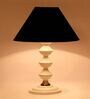 Black Shade Table Lamp With Metal Base
