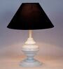 Black Shade Table Lamp With Metal Base