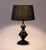 Black Shade Table Lamp With Metal Base