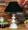 Black Shade Table Lamp With Metal Base
