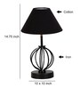 Black Shade Table Lamp With Shade Table Lamp With Iron Base