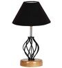 Black Shade Table Lamp With Shade Table Lamp With Wood & Iron Base