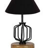 Black Shade Table Lamp With Shade Table Lamp With Wood & Iron Base