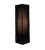 Ladder Black Fabric Shade Table Lamp With Wood Base