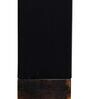 Damien Black Fabric Shade Table Lamp With Wood Base