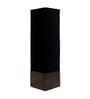 Ladder Black Fabric Shade Table Lamp With Wood Base