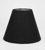 Madison Black Cotton Fabric Solid Lampshade
