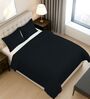 Black Solid 400 TC Cotton Double Sized Duvet Cover