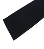Black Solid Cotton 28x8 Inches Antiskid Stair Mats (1Pc)