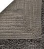 Black Solid Cotton 31.5x20 Inches Max Absorbant Bath Mat