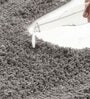 Black Solid Cotton 31.5x20 Inches Max Absorbant Bath Mat