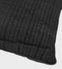 Black Solid Cotton 16 x 16 Inch Cushion Covers (Set of 3)