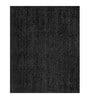 Black Solid Jute 3 ft x 5 ft Hand Woven Carpet