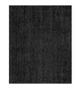 Black Solid Jute 3 ftx5 ft Hand Woven Carpet