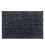 Black Solid MicroFibre 14x10 Inches Antiskid Bath Mats