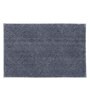 Black Solid MicroFibre 14x10 Inches Antiskid Bath Mats