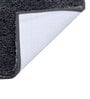 Black Solid MicroFibre 14x10 Inches Antiskid Bath Mats