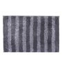 Black Striped MicroFibre 14x10 Inches Antiskid Bath Mats