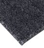 Black Solid MicroFibre 14x10 Inches Antiskid Bath Mats