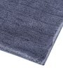 Black Solid MicroFibre 14x10 Inches Antiskid Bath Mats