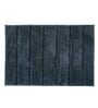 Black Striped MicroFibre 15x10 Inches Antiskid Bath Mats