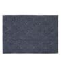 Black Solid MicroFibre 15x10 Inches Antiskid Bath Mats