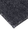 Black Solid MicroFibre 15x10 Inches Antiskid Bath Mats