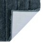 Black Striped MicroFibre 15x10 Inches Antiskid Bath Mats