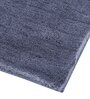 Black Solid MicroFibre 15x10 Inches Antiskid Bath Mats