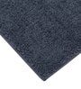 Black Solid MicroFibre 15x10 Inches Antiskid Bath Mats