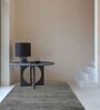 Black Solid Polypropylene 3 ft x 5 ft Machine Made Carpet