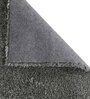 Black Solid Polypropylene 3 ft x 5 ft Machine Made Carpet