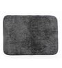 Black Solid Polysterene 27.5x20 Inches Max Absorbant Bath Mat