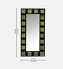 Black Solid Wood Black Mirror 4 Ft. Rectangular Wall Mirror