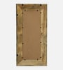 Black Solid Wood Black Mirror 4 Ft. Rectangular Wall Mirror