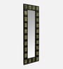 Black Solid Wood Black Mirror 5 Ft. Rectangular Wall Mirror