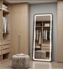 Black Square Halo Arch Floor Mirror (150 x 40) CM