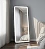 Black Square Halo Arch Floor Mirror (150 x 40) CM