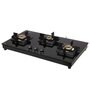 Black Stainless Steel 3 Burners Cooktop