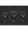 Black Stainless Steel 3 Burners Cooktop