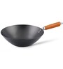 Santos Induction Friendly Black Stainless Steel Wok
