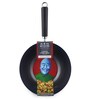 Excellence Induction Friendly Black Stainless Steel Wok