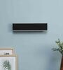 Metal Flush Mount Wall Light (Black)