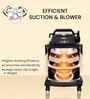 Black Stainless Steel Wet & Dry Vacuum Cleaner with HEPA Filter