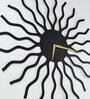 Black Steel Abstract Novelty Wall Clock