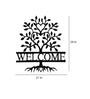 Black Steel Architecture Themed Welcome Wall Art