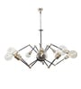 Zubova Black Metal Sputnik Chandelier