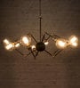 Zubova Black Metal Sputnik Chandelier